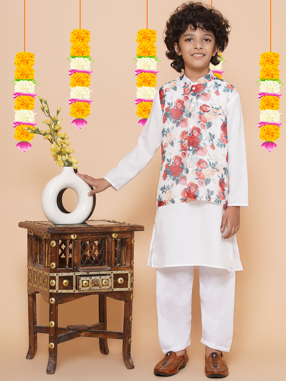 Boys white pyjamas cheap