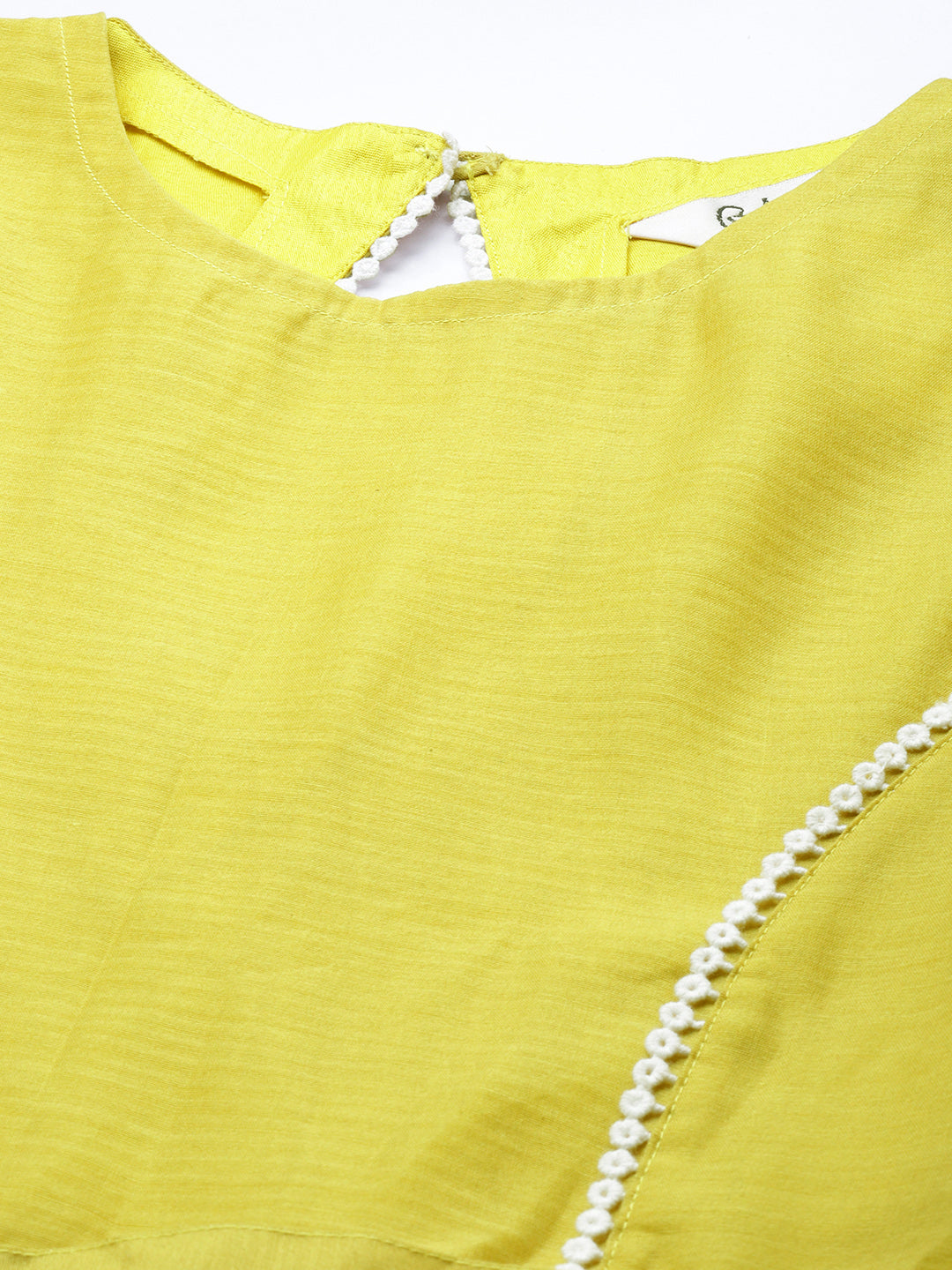 Bhama Couture Yellow Floral Chanderi Silk Maxi Dress