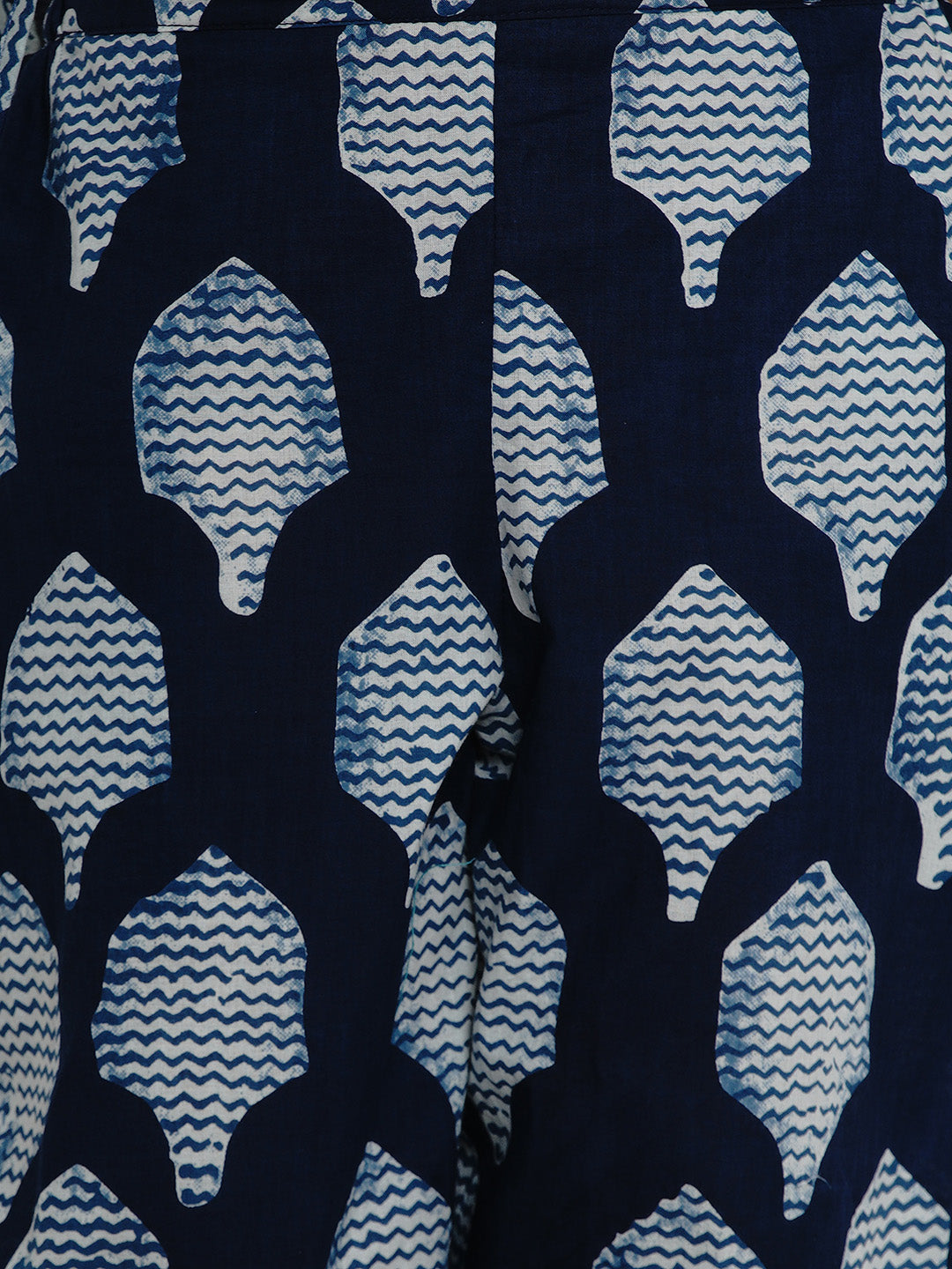 Bitiya by Bhama Girls Navy Blue Printed Top with Pant Set