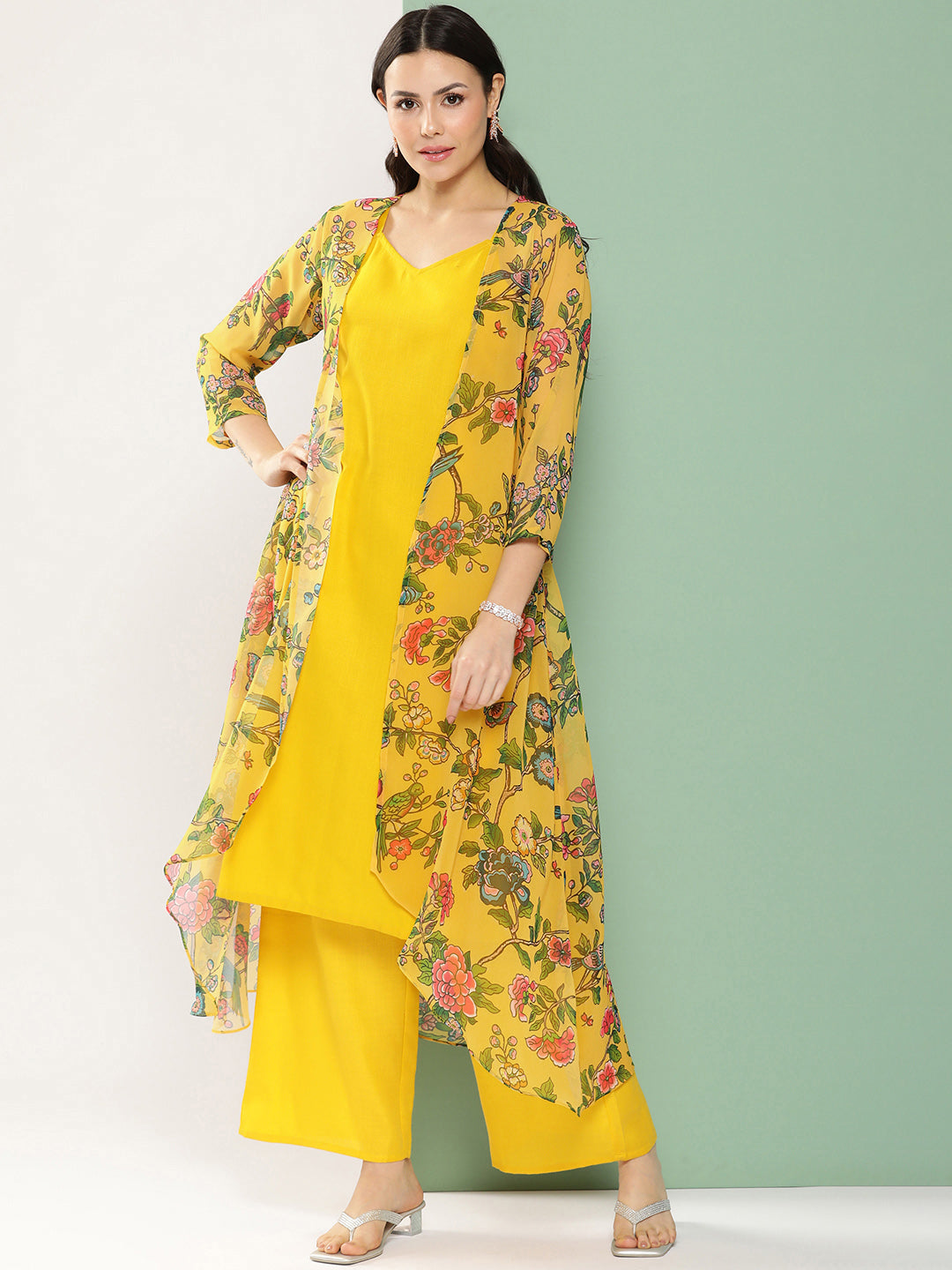 Printed jacket for kurta on sale