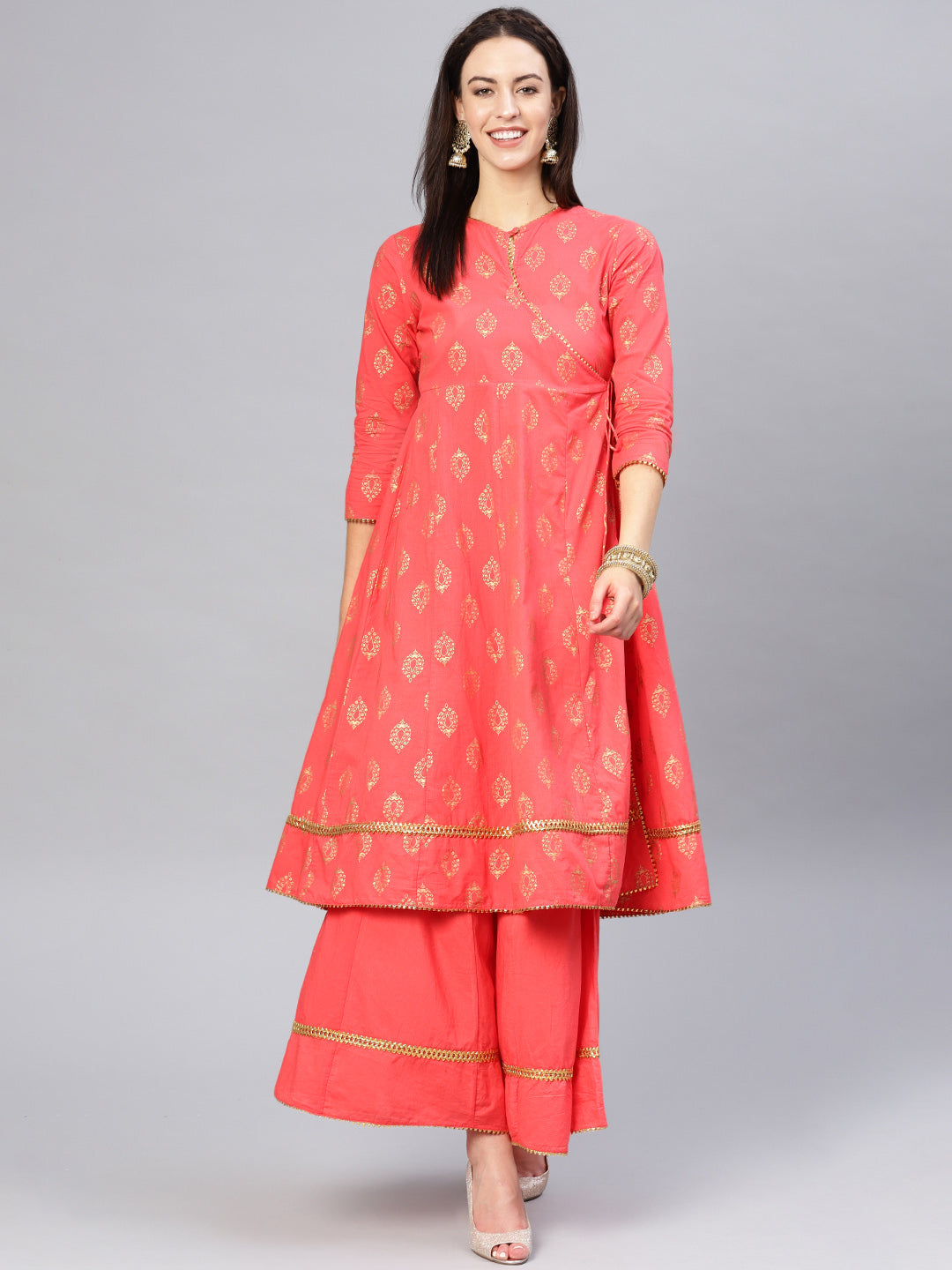 Peach Kurta Sets for Women