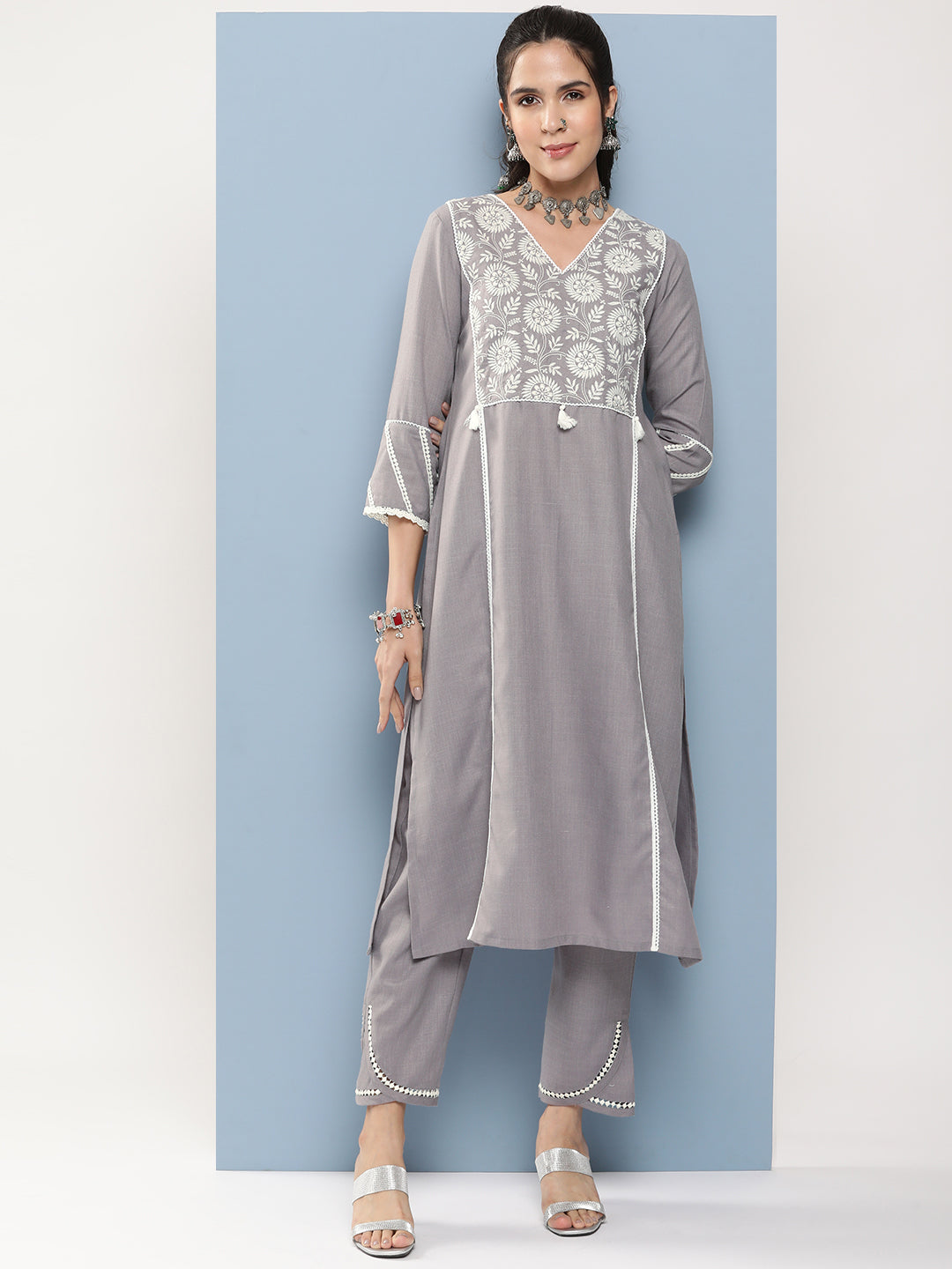 Grey Suit Sets for Women