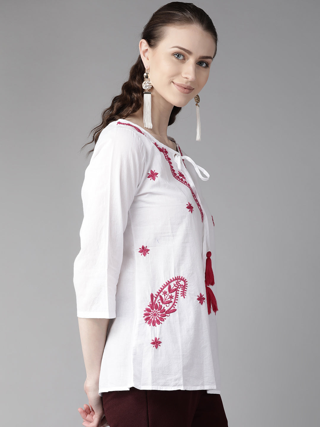 Bhama Couture Embroidered Top