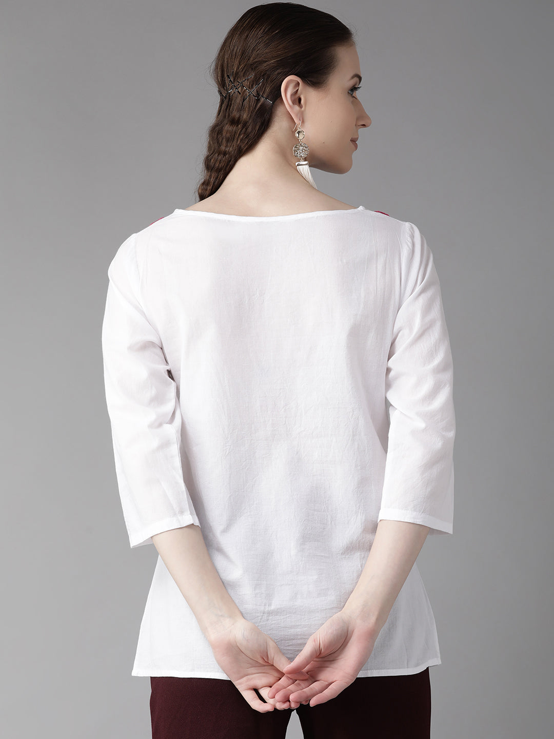Bhama Couture Embroidered Top
