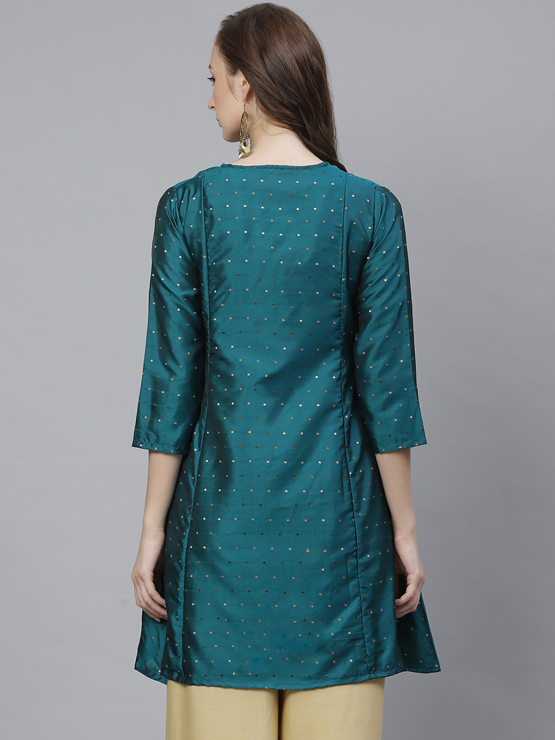 Bhama Couure Green Ethnic Tunic