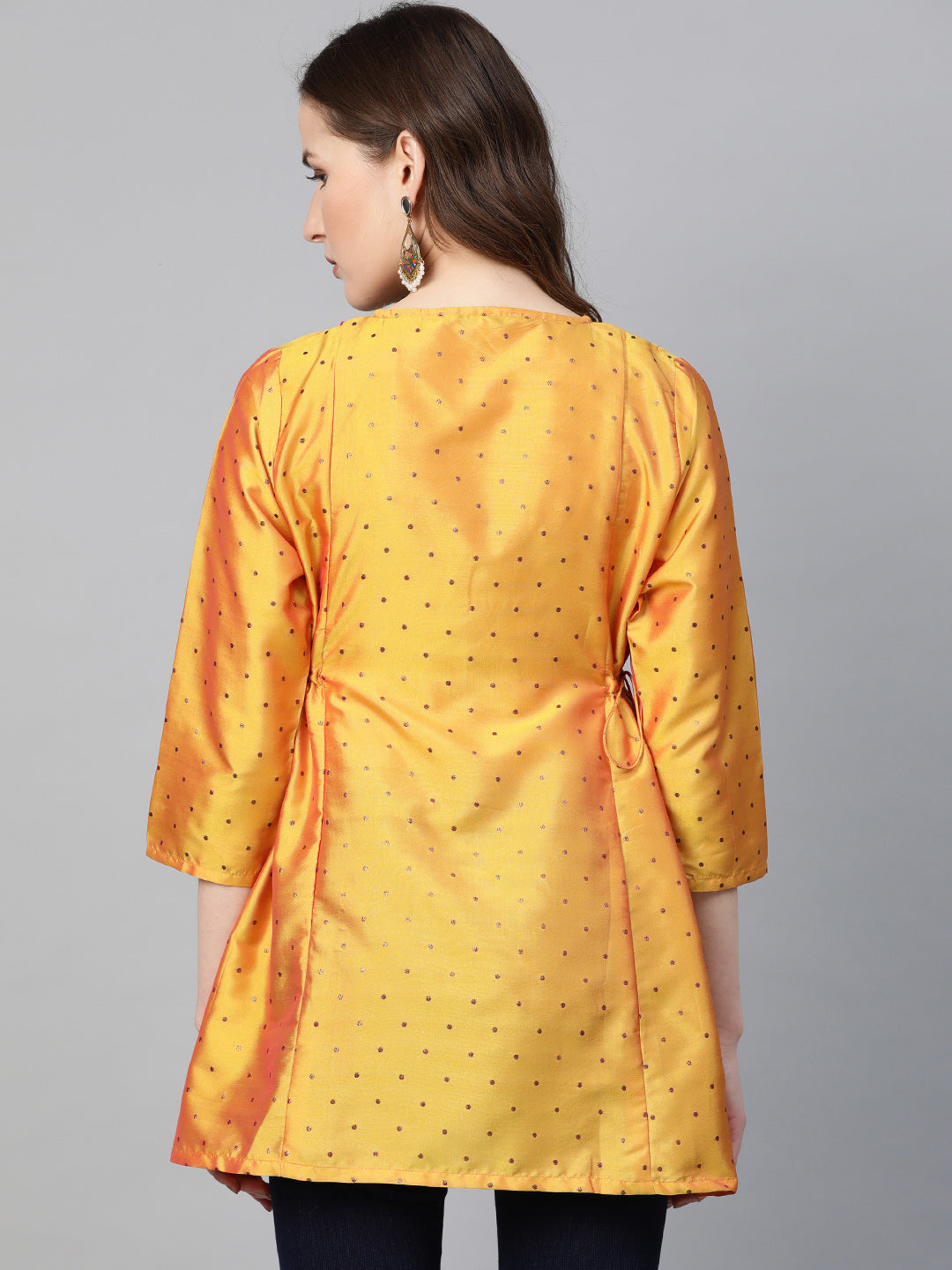 Bhama Couture Mustard Ethnic Tunic