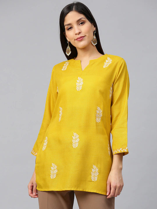 Embroidered Short Kurtis for Women